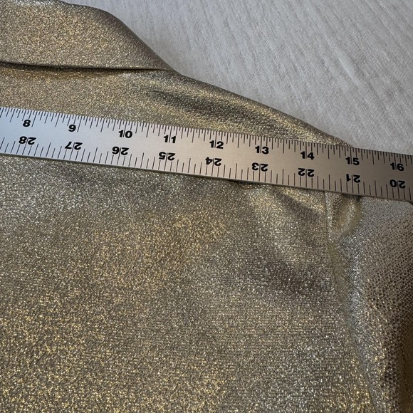 Bonpoint Jacket Womens XS Gold Floride2Y Metallic Blazer Couture Romania - Picture 8 of 11